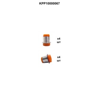 Set of silent blocks for front suspension VAZ 2101-2107 PolyPro KPP10000067