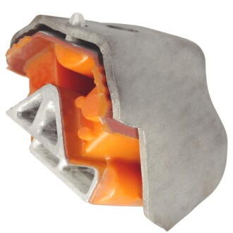 Polyurethane engine mount, FRONT, with metal bracket PolyPro L-110011